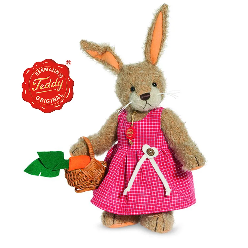 【HERMANN TEDDY】德國赫爾曼泰迪熊偶公仔絨毛娃娃泰迪熊快樂棕白貓 歷史價格詳細信息