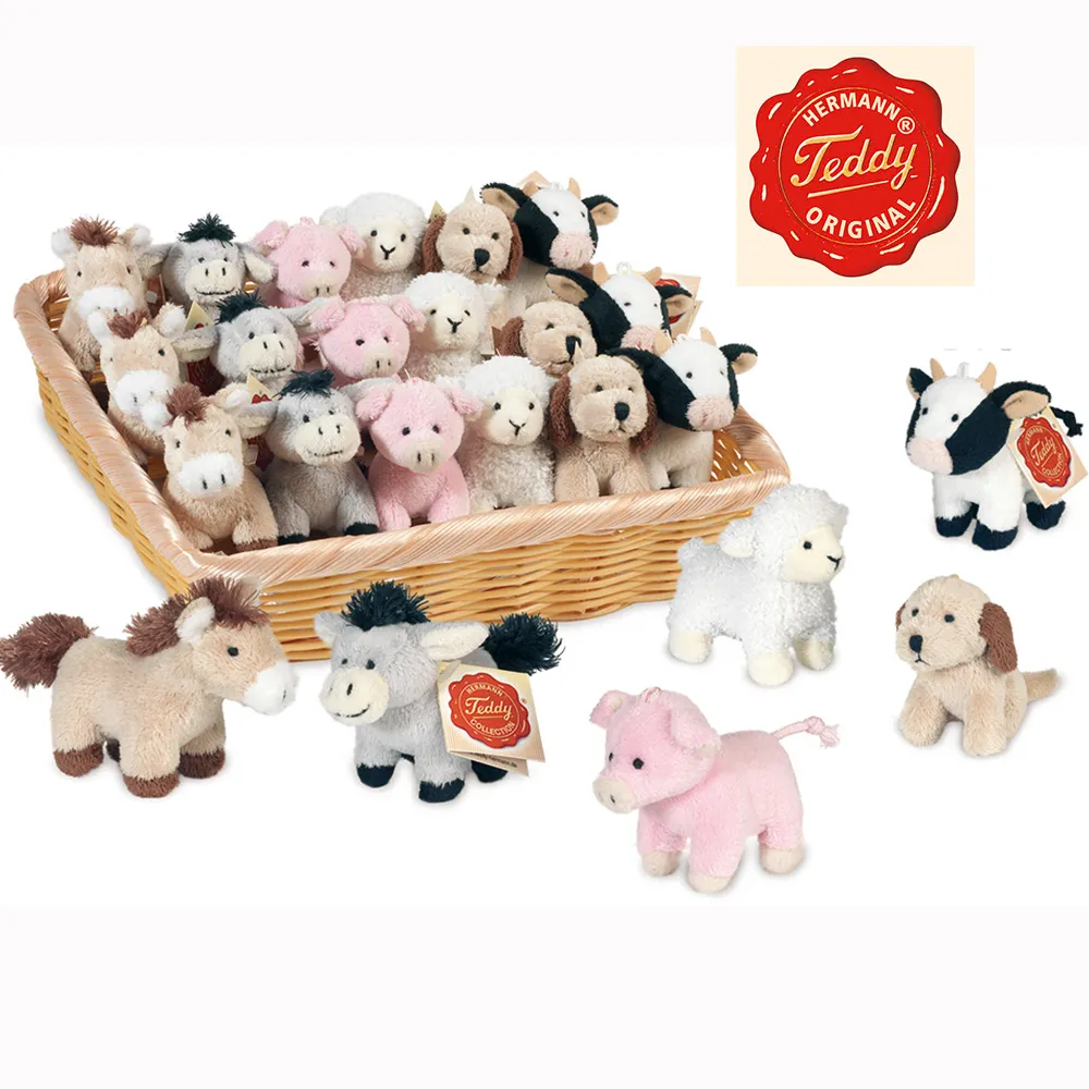 【HERMANN TEDDY德國赫爾曼泰迪熊】泰迪熊玩具玩偶公仔絨毛娃娃泰迪熊德國製快樂黑白綿羊 歷史價格詳細信息