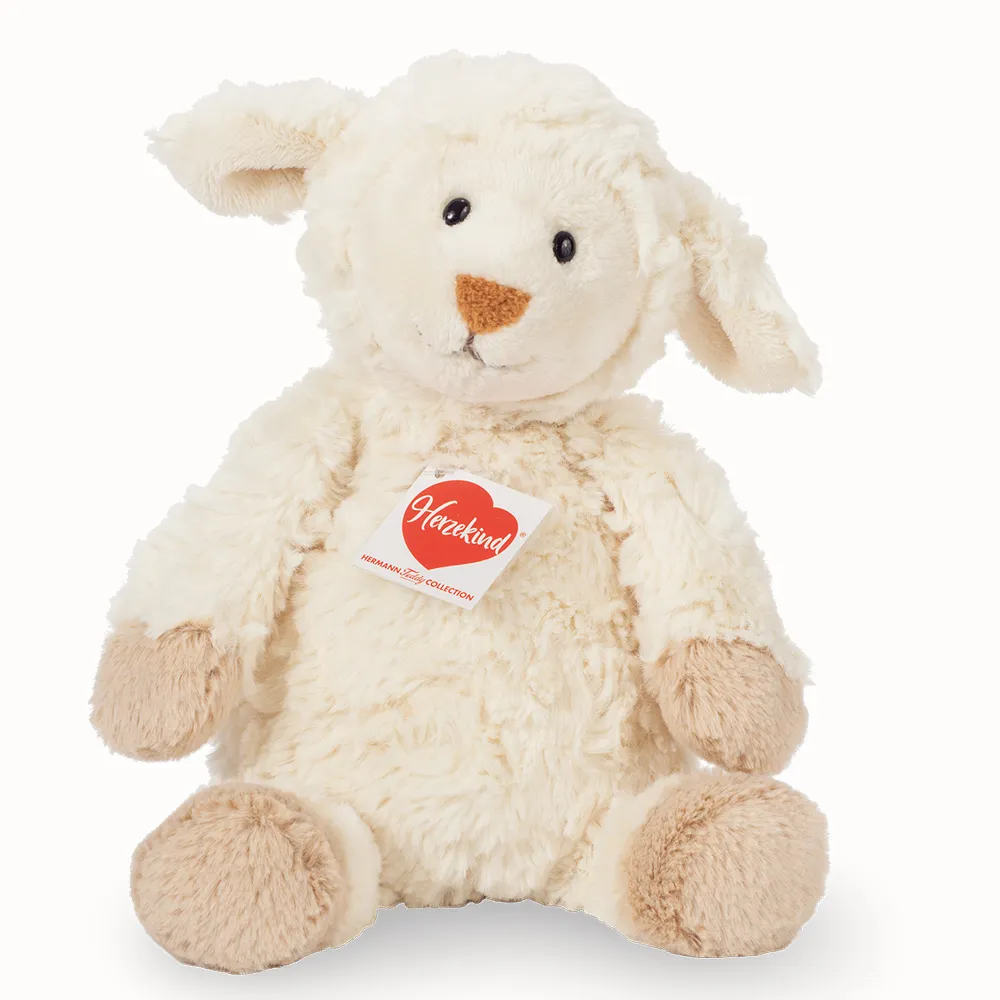 【HERMANN TEDDY德國赫爾曼泰迪熊】泰迪熊玩具玩偶公仔絨毛娃娃泰迪熊德國製快樂黑白綿羊 歷史價格詳細信息