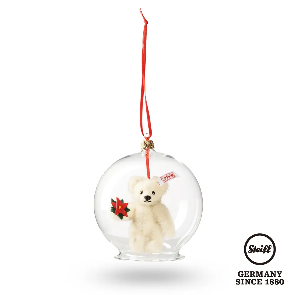 STEIFF德國金耳釦泰迪熊 - Teddy Bear Ornament, White (限量版吊飾) 歷史價格詳細信息
