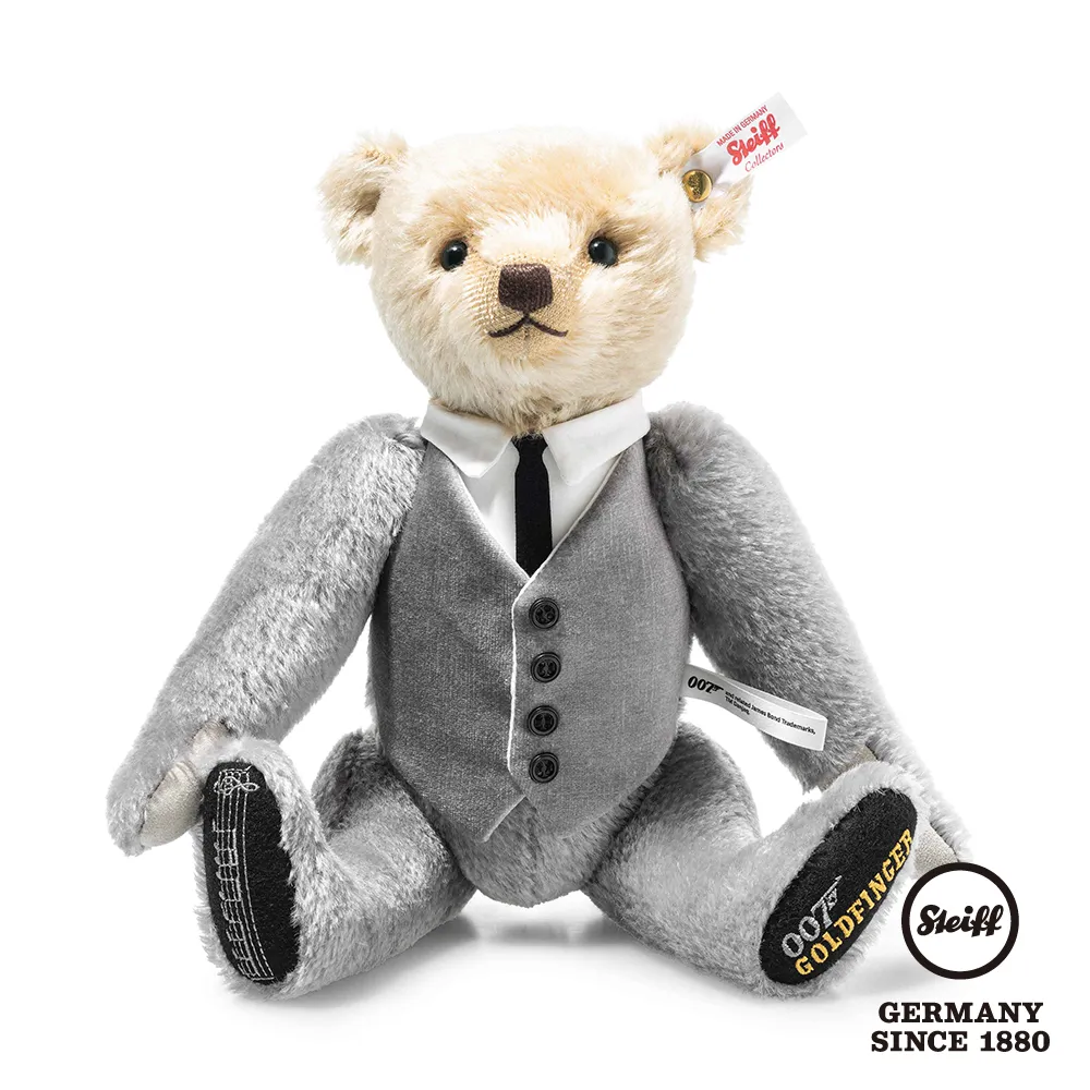 STEIFF德國金耳釦泰迪熊 - James Bond Dr No Musical Teddy Bear L/E3000 (限量版) 歷史價格詳細信息