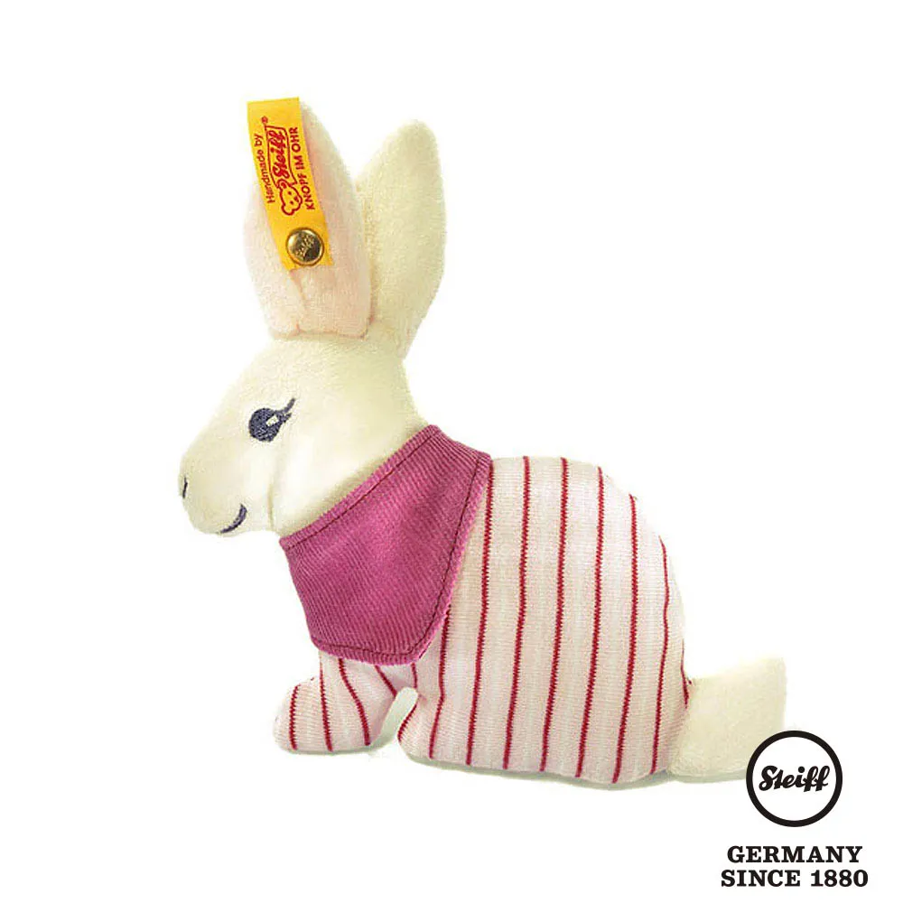 STEIFF德國金耳釦泰迪熊 - Hoppy Bunny Rattle 兔子 (嬰幼兒手搖鈴) 歷史價格詳細信息