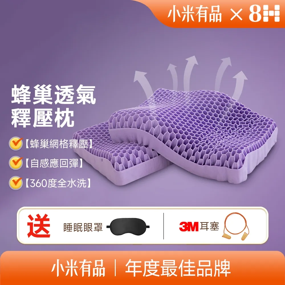 【8H 小米生態鏈】柔溫發熱熱敷牽引枕-灰色 歷史價格詳細信息