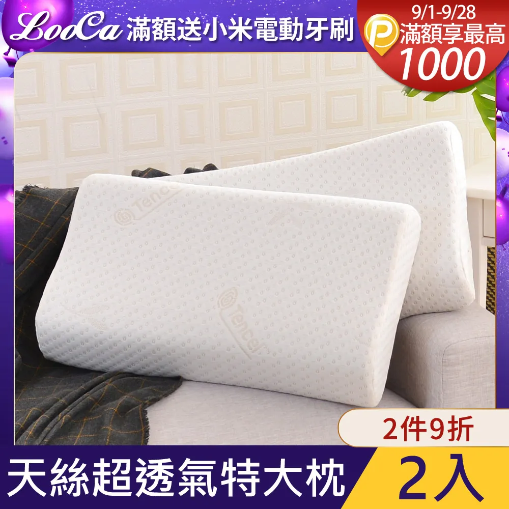 LooCa 特大型-頂級HT工學型乳膠枕(2入) 歷史價格詳細信息