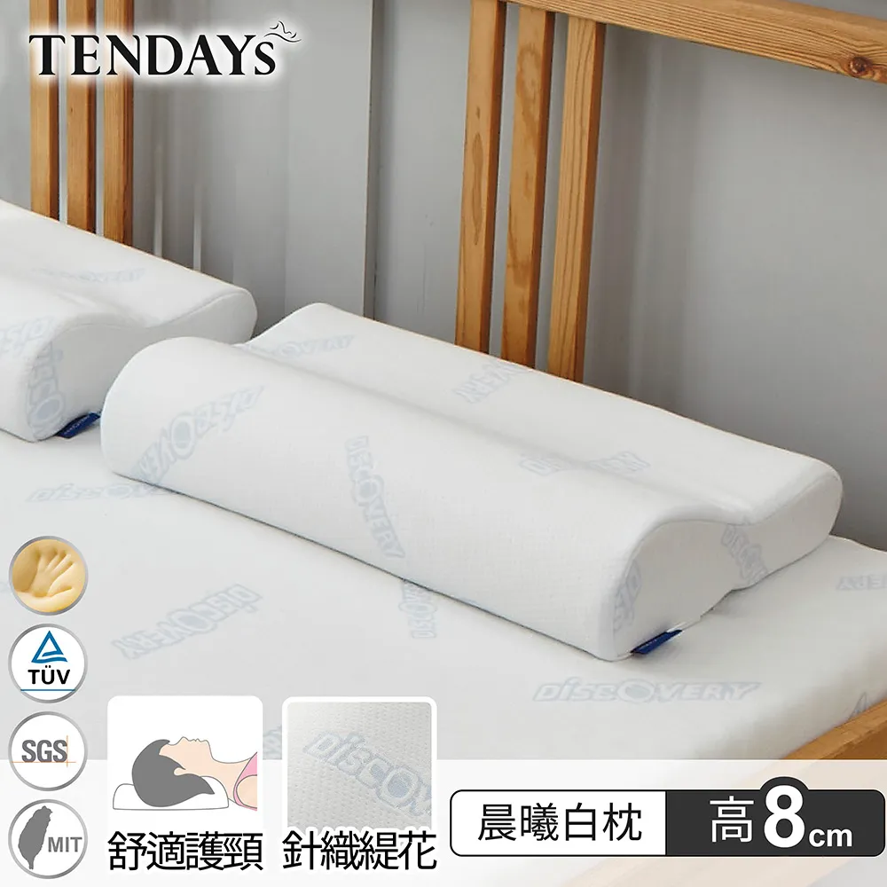 [TENDAYS] DISCOVERY柔眠枕(晨曦白)單入 (8/10cm高任選)-買加贈 歷史價格詳細信息