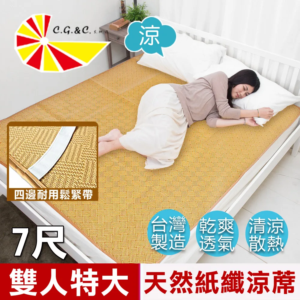 【凱蕾絲帝】台灣製造-天然舒爽露營充氣床專用涼蓆(280x186cm) 歷史價格詳細信息