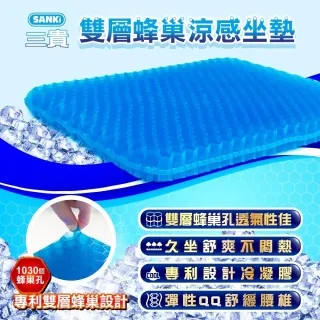 【SANKI 三貴】雙層蜂巢涼感膠坐墊(1入) 歷史價格詳細信息