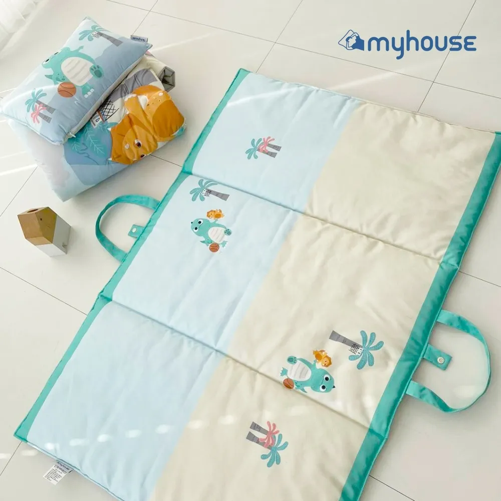 myhouse韓國  防蟎兒童睡袋 - 雲朵橘[免運費] 歷史價格詳細信息