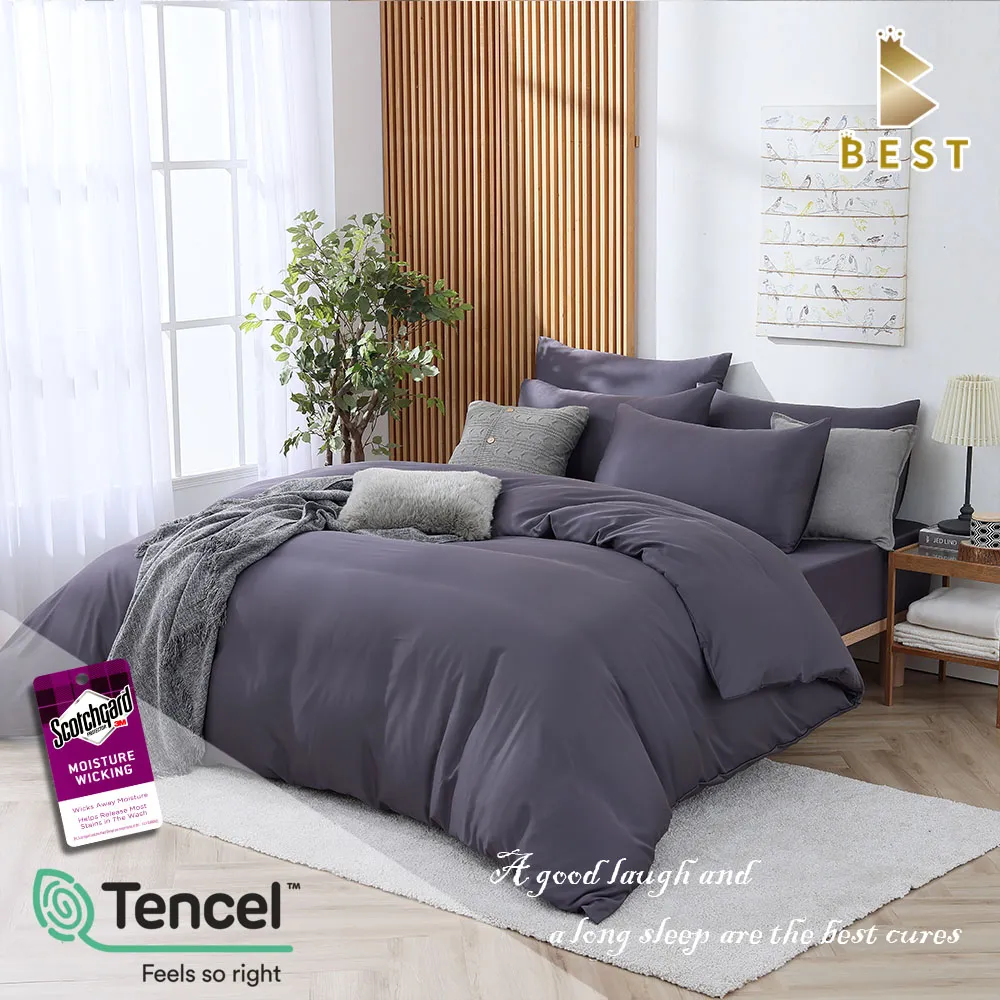 【BEST 貝思特】素色3M天絲兩用被床包組 珍珠白 單人/雙人/加大 均一價 歷史價格詳細信息