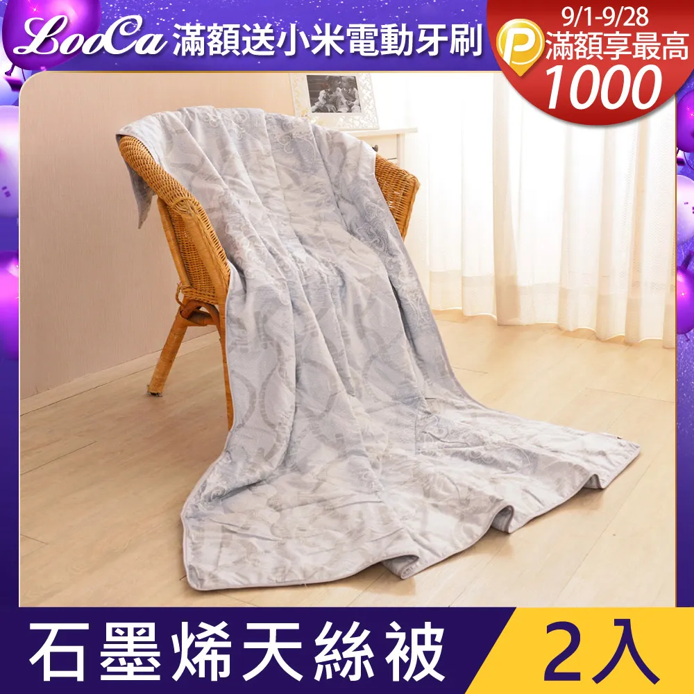 LooCa石墨烯抗菌天絲四季被/涼被(4x5尺) 歷史價格詳細信息