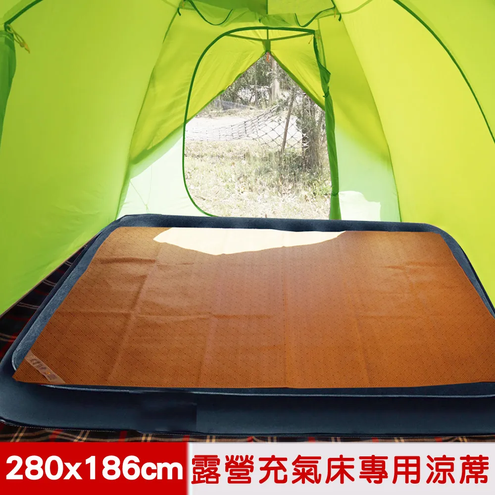 【凱蕾絲帝】台灣製造-天然舒爽露營充氣床專用涼蓆(280x186cm) 歷史價格詳細信息