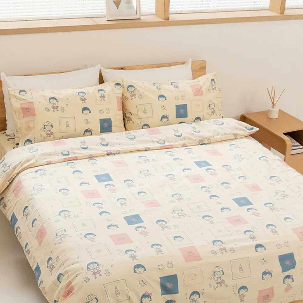 櫻桃小丸子100%純棉被套任選 日常- Norns Original Design 正版 櫻桃小丸子 四季被 涼被 寢具 歷史價格詳細信息