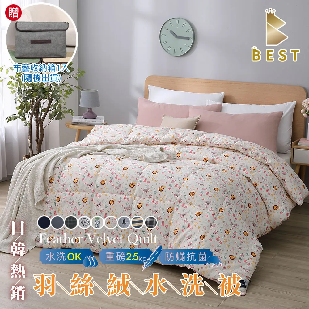 【BEST 貝思特】日韓熱銷羽絲絨水洗被 2.5KG 咖啡格調 歷史價格詳細信息
