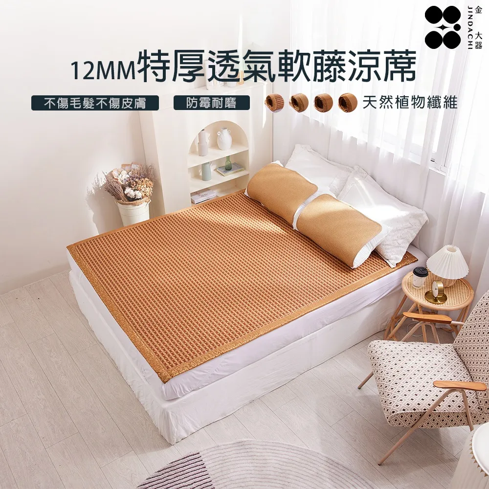 【金大器】頂級透氣3D立體軟藤涼蓆-柔軟蓆面-霧灰 3D 透氣散熱 夏季涼蓆 紙纖涼蓆 透氣涼蓆 床蓆 涼墊 涼蓆+枕蓆 歷史價格詳細信息
