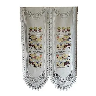 門簾 熊熊與兔子長門簾85x150cm 歷史價格詳細信息