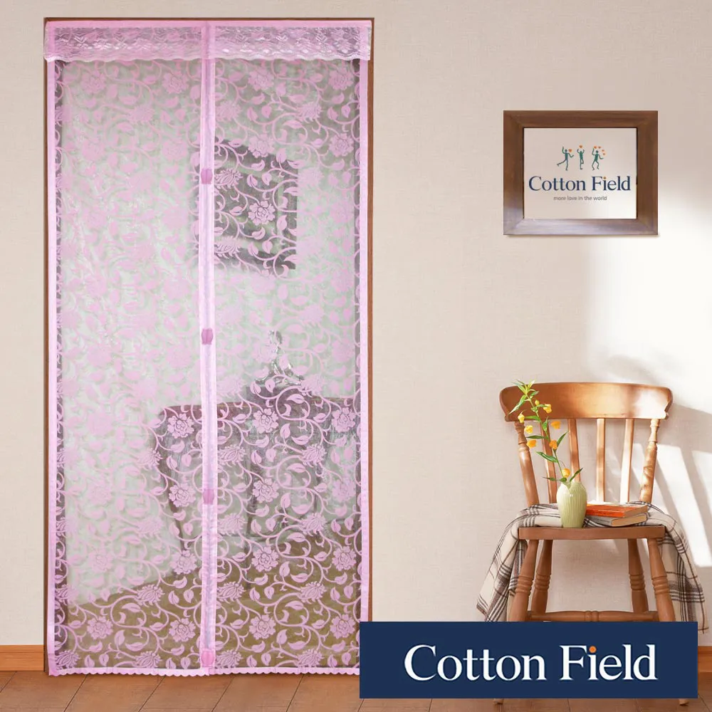 棉花田【雙磁-加強版】4段式免穿磁條超細網防蚊門簾-粉紅色(二件組) 歷史價格詳細信息