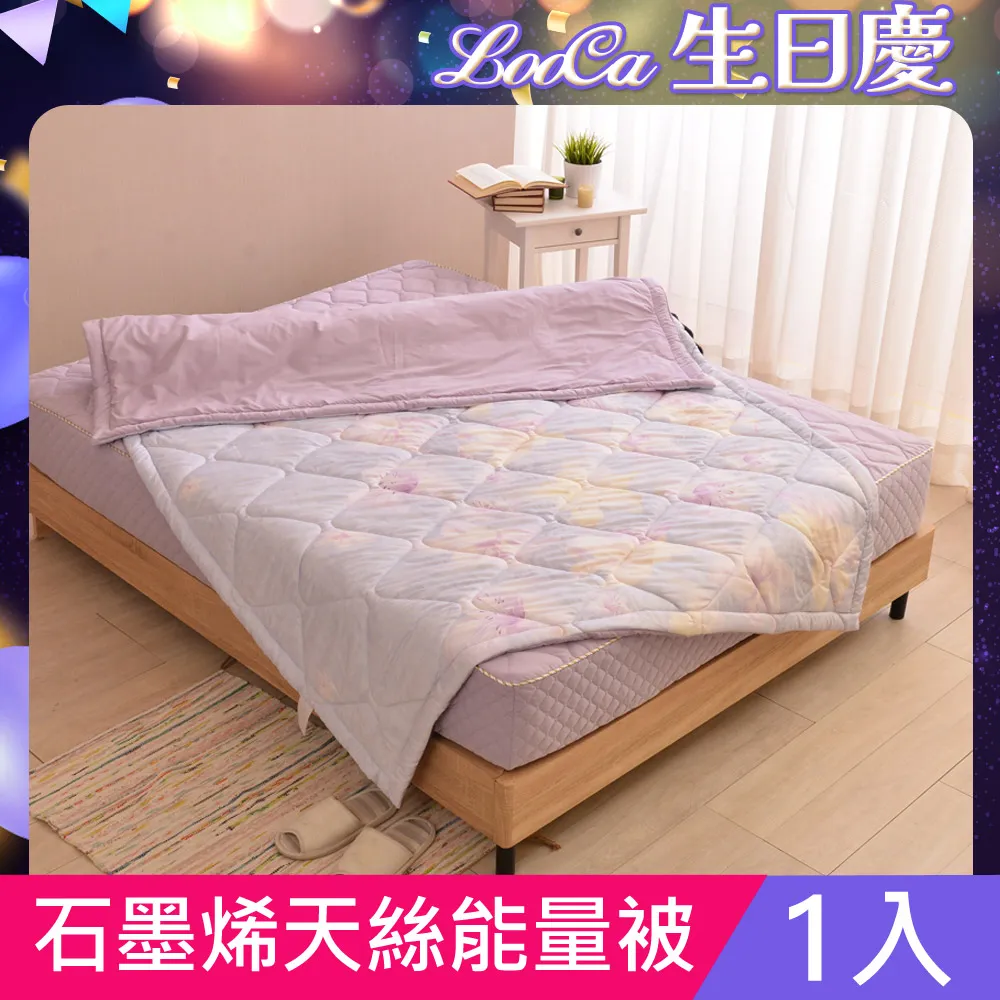 【LooCa】石墨烯遠紅外線能量寢具組-2色任選(加大-贈石墨烯枕x2) 歷史價格詳細信息