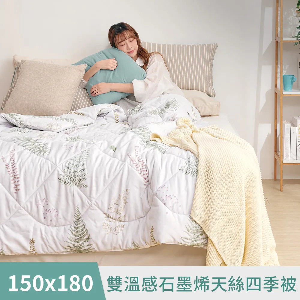 《DUYAN 竹漾》雙溫感 石墨烯天絲四季被-濱海輕風 歷史價格詳細信息