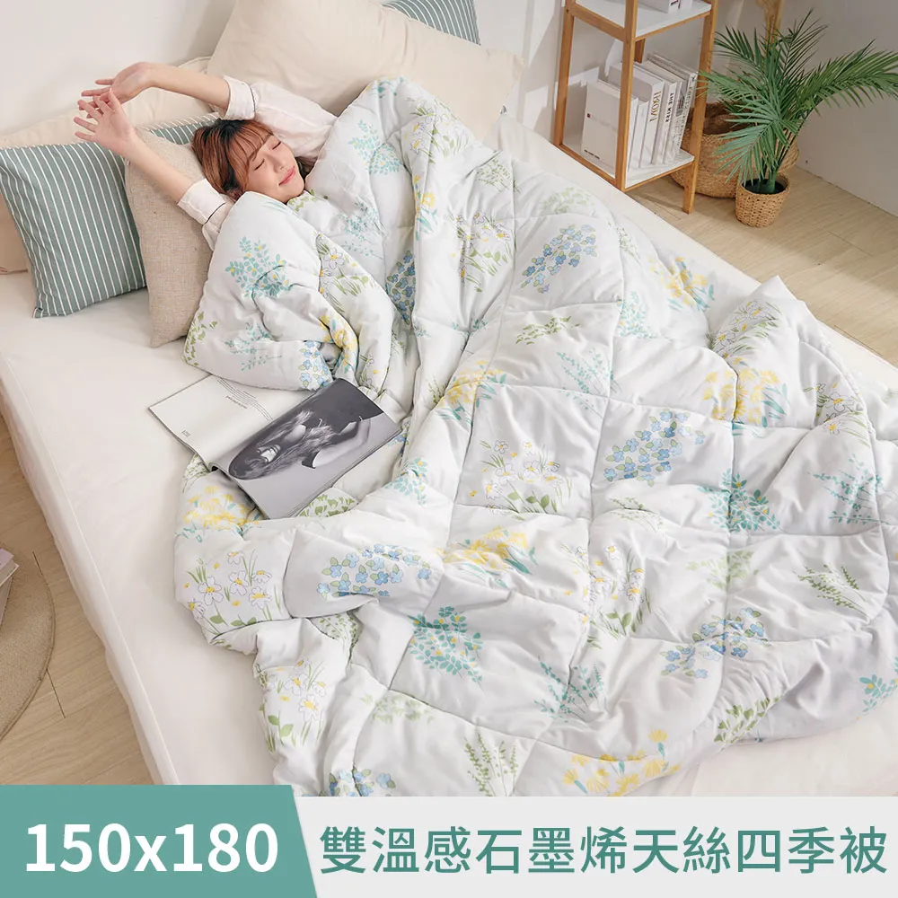 《四季春氛》雙人防蹣抗菌吸濕排汗兩用被床包組 歷史價格詳細信息