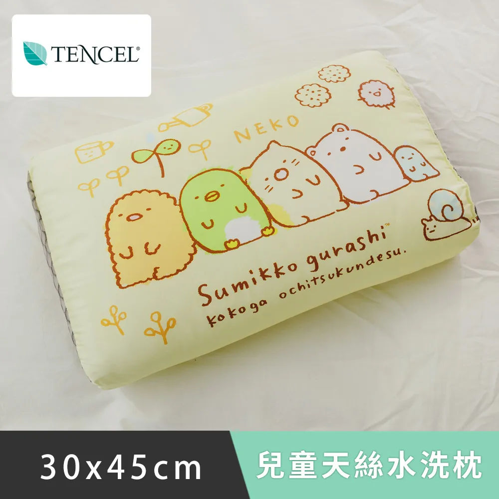 日和賞 正版授權 兒童天絲水洗枕1入(角落生物-大家一起來) 歷史價格詳細信息