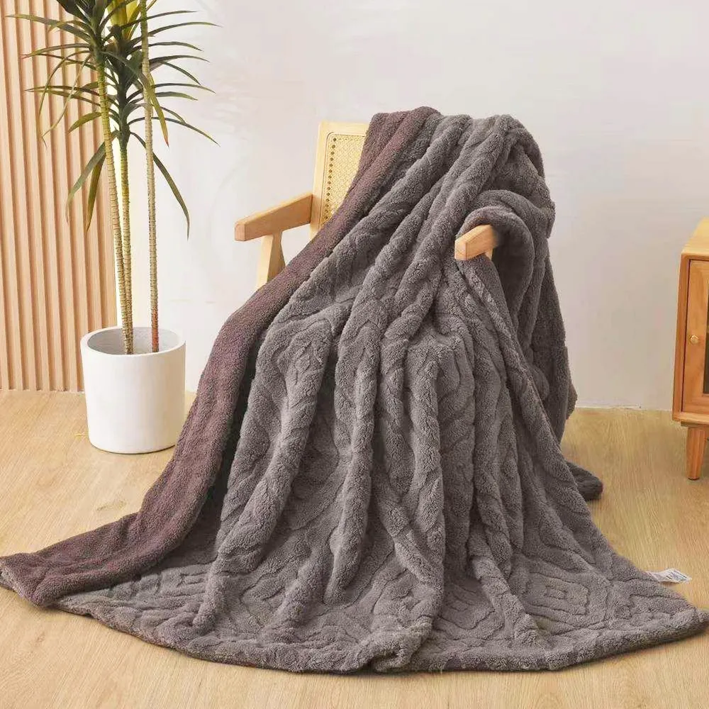 Carolan 塔芙絨x羊羔絨緹花雙層毯(多色任選) 歷史價格詳細信息