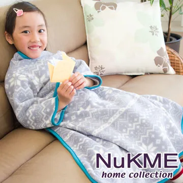 棉花田【NuKME】兒童時尚多功能創意袖毯-粉色雪花 歷史價格詳細信息