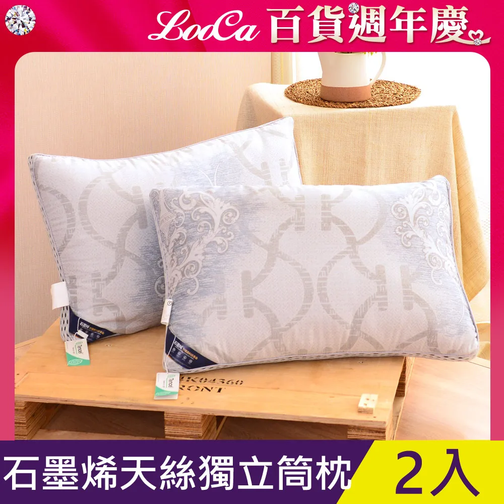 LooCa石墨烯抗菌天絲三段式獨立筒枕1入 歷史價格詳細信息