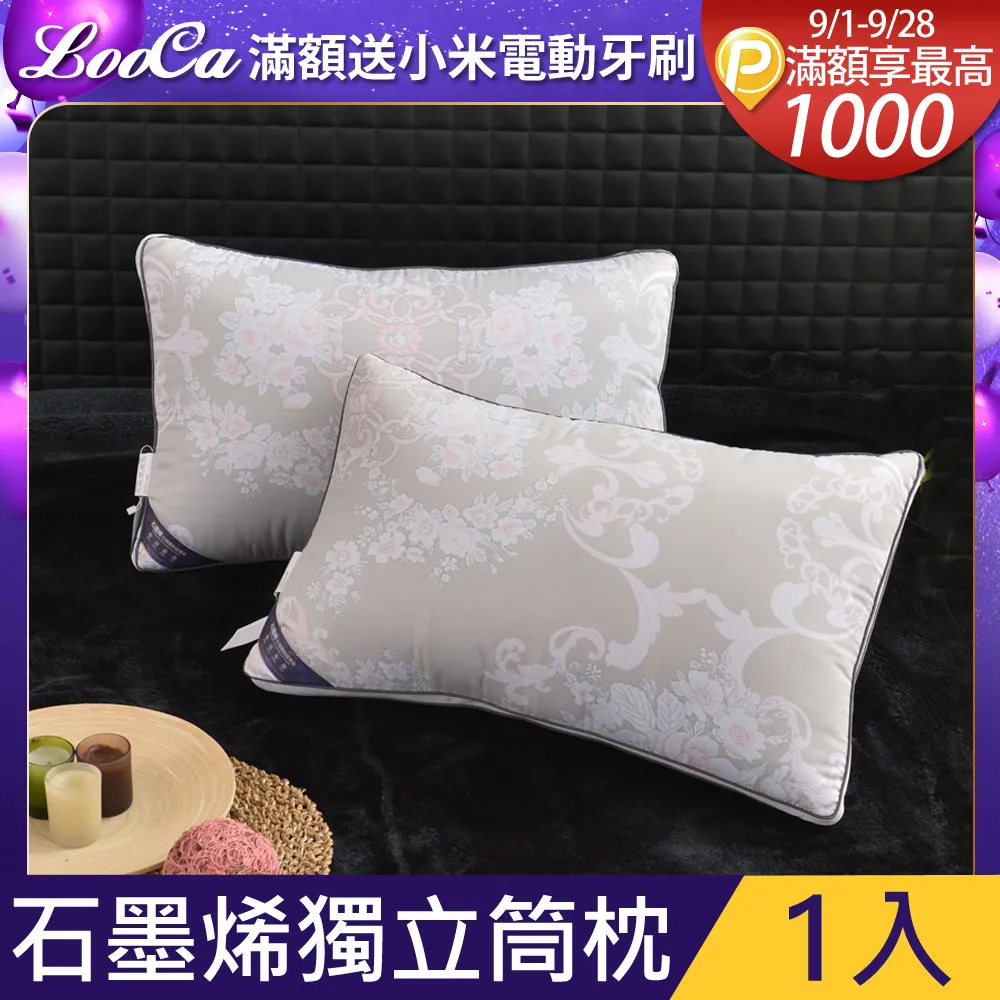 LooCa石墨烯遠紅外線三段獨立筒枕2入 歷史價格詳細信息