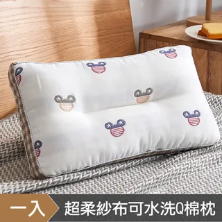 HOYACASA美式米奇 超柔可水洗兒童Q棉枕 價格比較,價格查詢,歷史價格詳細信息