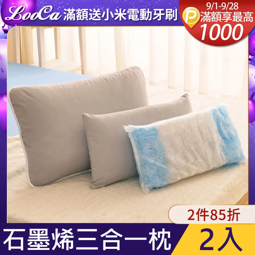 LooCa 8D超透氣可水洗健康獨立筒枕1入 歷史價格詳細信息