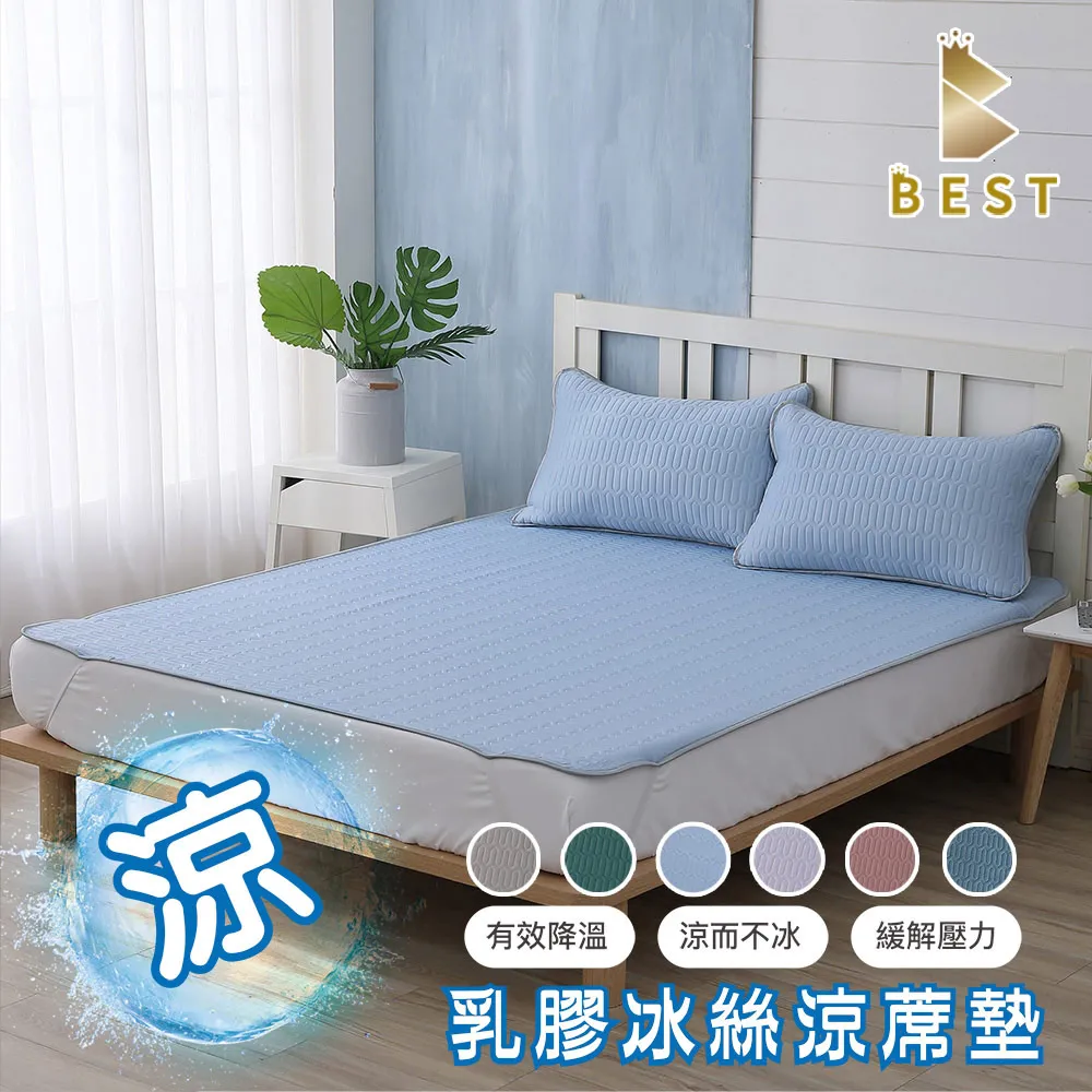 【BEST貝思特】乳膠冰絲涼感水洗枕 泰國乳膠 人體工學 防蹣抗菌  獨家贈舒柔棉枕 頭套1入 歷史價格詳細信息