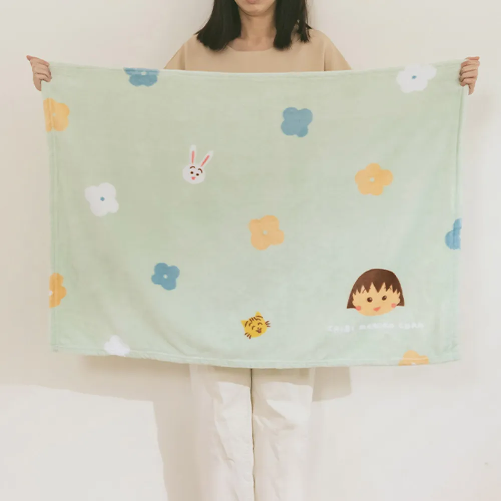 櫻桃小丸子毛毯 花朵- Norns Original Design 正版授權 法蘭絨刷毛毯保暖毯 70x100cm四季毯 歷史價格詳細信息