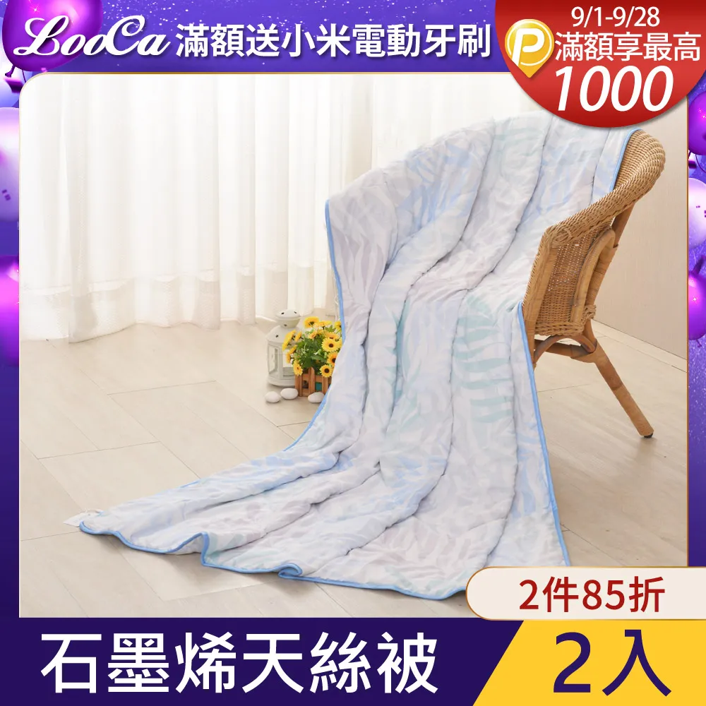 LooCa石墨烯抗菌天絲四季被/涼被(4x5尺) 歷史價格詳細信息