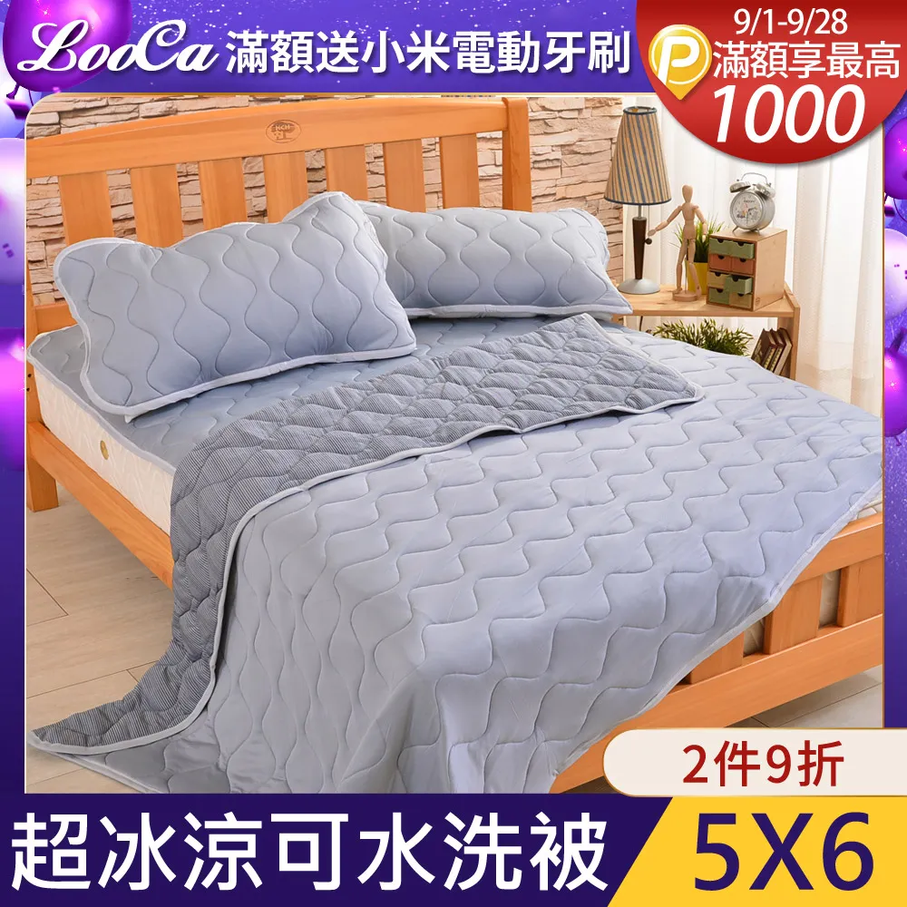 LooCa透氣100%防水保潔墊床枕組(床包式)-加大6尺 歷史價格詳細信息