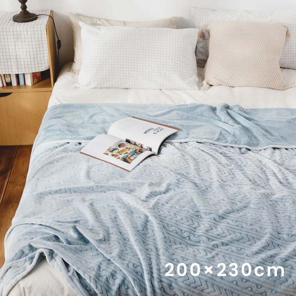 日和賞 法蘭絨棉花毯/輕柔毯(200×230cm)-灰石 歷史價格詳細信息