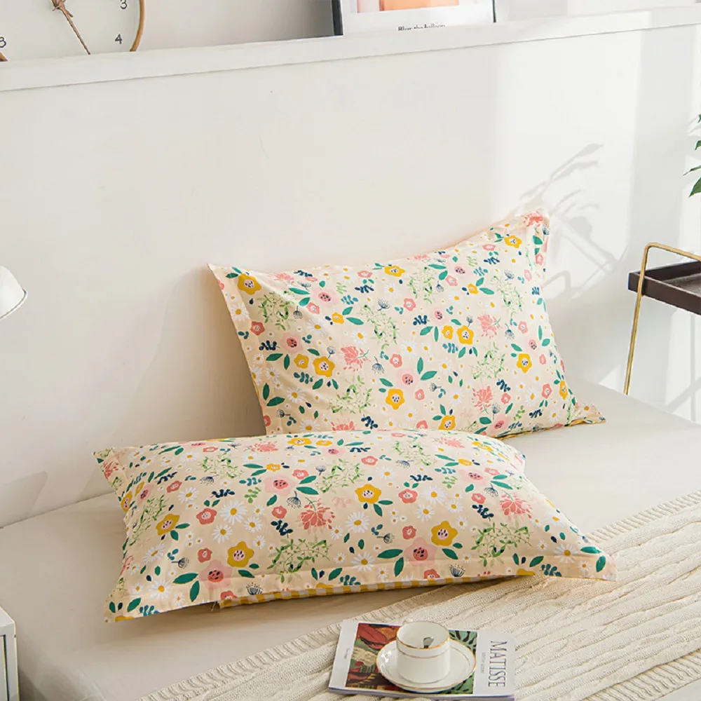 【Jun Jun】純棉寬邊枕頭套 一對(北歐森林) 歷史價格詳細信息