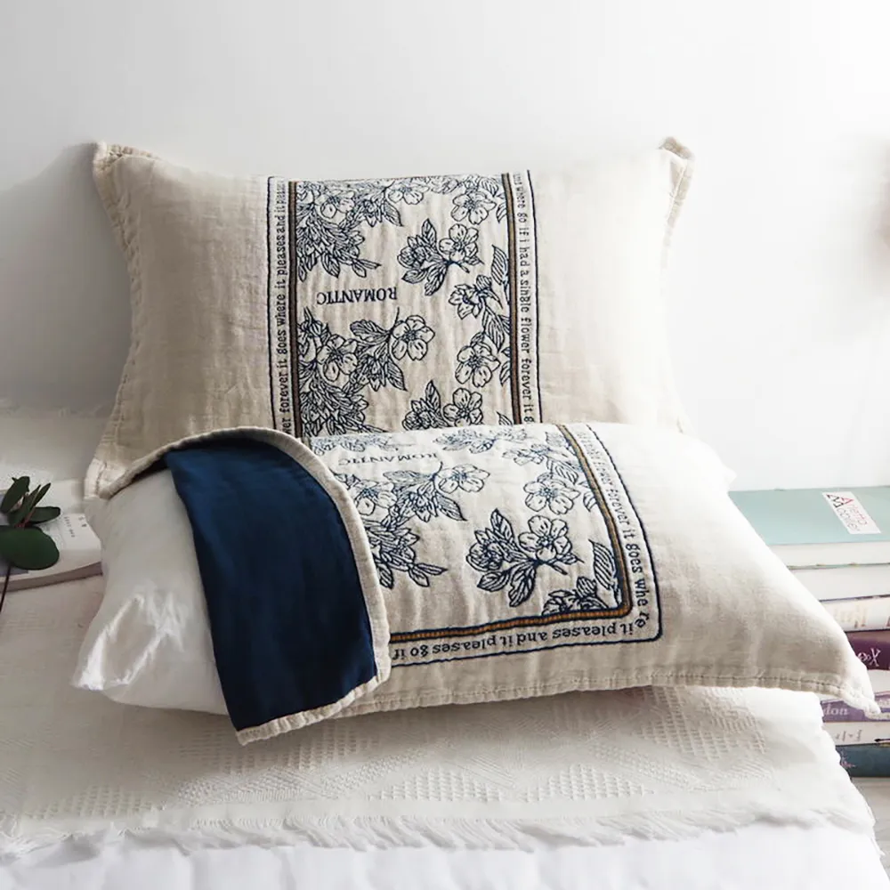 【Jun Jun】純棉寬邊枕頭套 一對(北歐森林) 歷史價格詳細信息