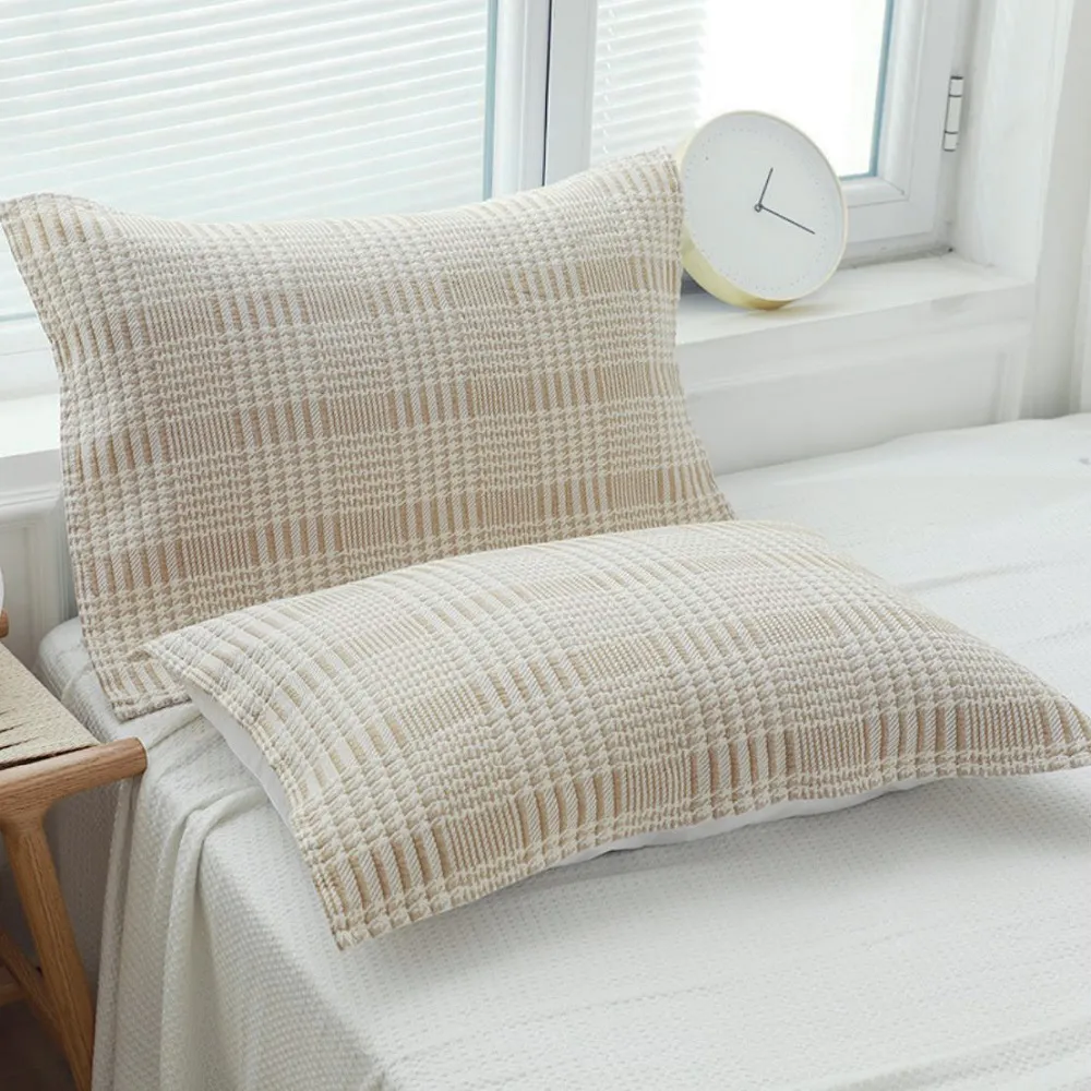 枕頭純棉純色提花公主風兒童雙層紗花邊小枕套全棉紗布幼兒園枕頭套子 歷史價格詳細信息