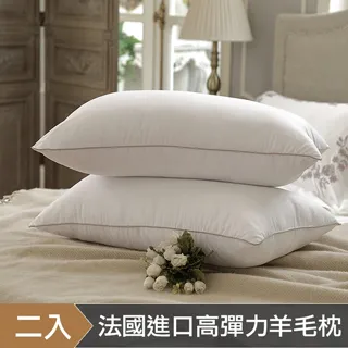 《DON純淨天然》法國進口高彈力羊毛枕二入 價格比較,價格查詢,歷史價格詳細信息