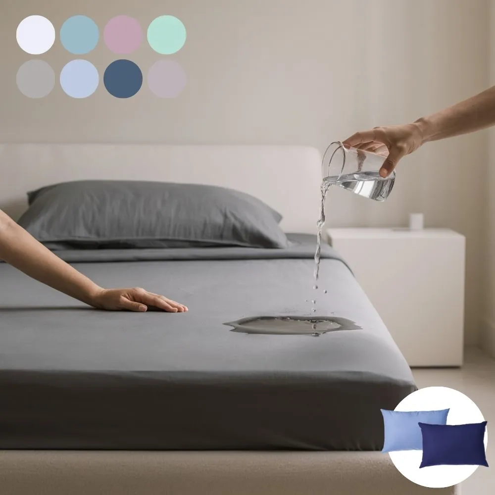 100%防水 護理級 防蹣抗菌 床包式保潔墊 (單人/雙人/加大/特大) 高35cm SGS合格 歷史價格詳細信息
