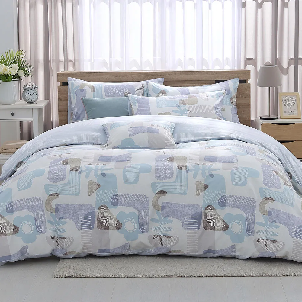 鴻宇 100%精梳棉 美國棉 柏特萊姆 雙人加大四件式兩用被床包組 歷史價格詳細信息