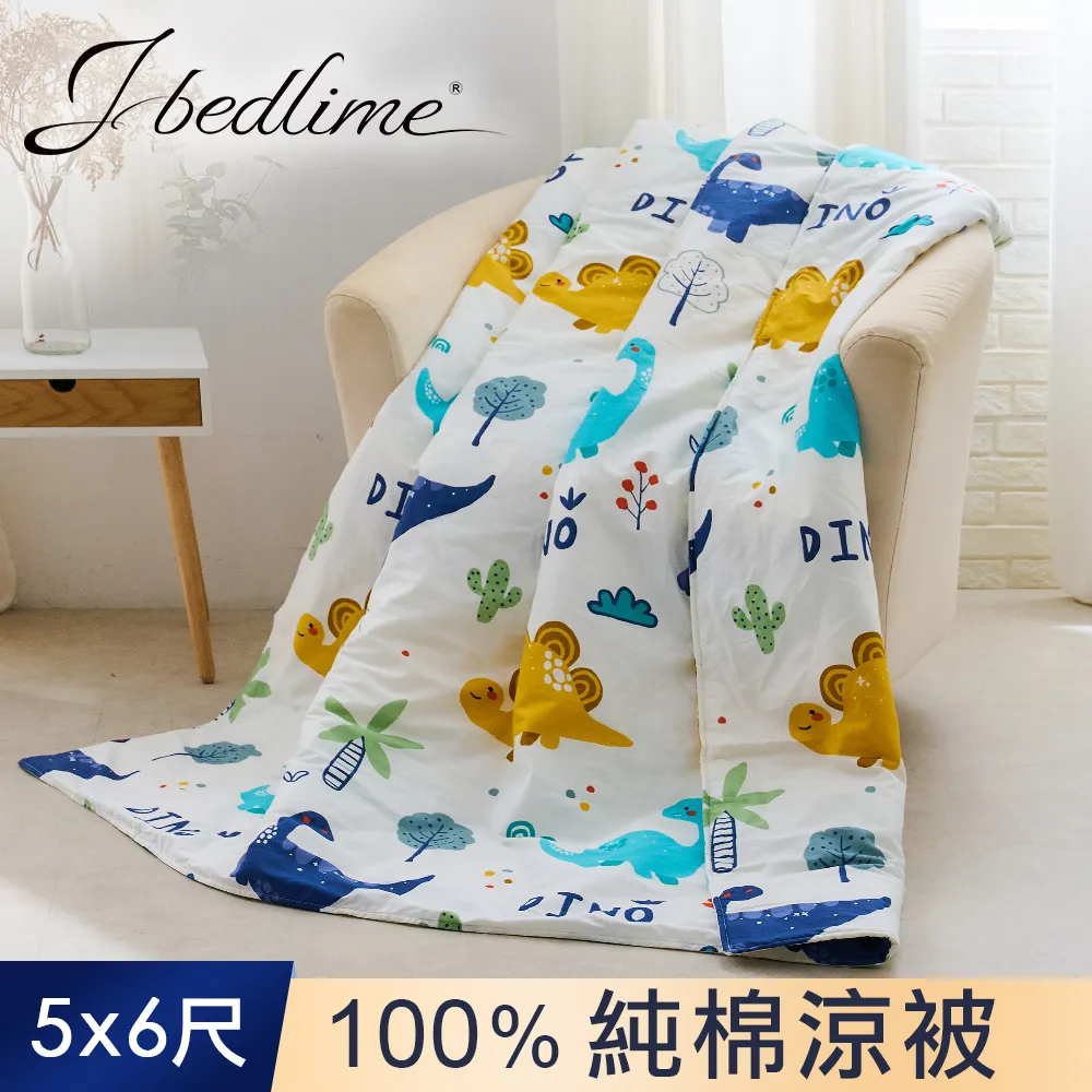【J-bedtime】100%純棉四季舖棉涼被5X6尺-飄葉自然 歷史價格詳細信息