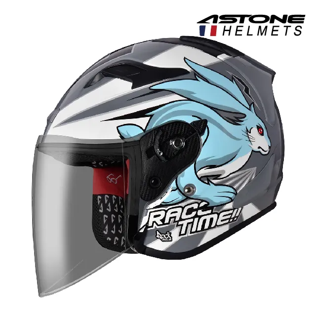 ASTONE 安全帽 DJR BM2 龜兔賽跑 水泥灰白 透氣 全拆洗 耳機曹 眼鏡溝槽 半罩《淘帽屋》 歷史價格詳細信息