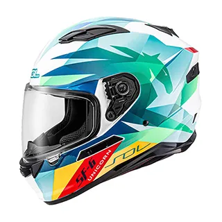 【SOL】SF-6 獨角獸 白/藍 全罩(安全帽│機車│內襯│鏡片│全罩式│藍芽耳機槽│內墨鏡片 歷史價格詳細信息