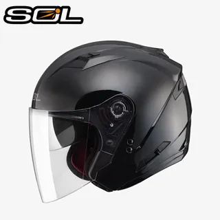 SOL SO-7/SO7 安全帽 素色 消光黑 雙層鏡片 雙D扣 半罩《送280購物金》 歷史價格詳細信息