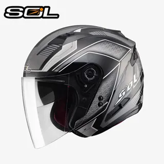 SOL SO-7/SO7 安全帽 星際 黑螢光黃 雙層鏡片 雙D扣 半罩 《送280購物金》 歷史價格詳細信息