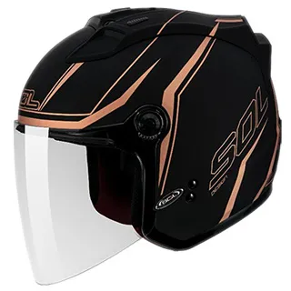 SOL 27S安全帽  天際 消光黑銀  半罩 3/4罩 通風透氣 LED燈 雙D扣 抗UV《送280購物金》 歷史價格詳細信息