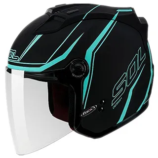 SOL 27S安全帽  天際 消光黑銀  半罩 3/4罩 通風透氣 LED燈 雙D扣 抗UV《送280購物金》 歷史價格詳細信息