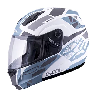 【SOL】SM-3 戰將 消光灰/藍黑 可樂帽 MD-04(可掀式安全帽│機車│鏡片│竹炭內襯│輕量化 歷史價格詳細信息