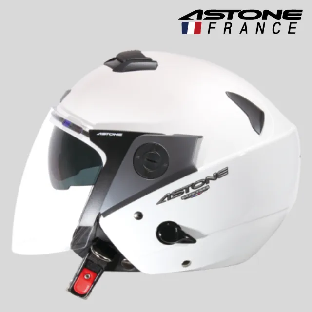 ASTONE RS 白T56粉紅 內藏式墨競 可拆洗設計 安全插扣 眼鏡溝槽 3/4罩 半罩 安全帽《比帽王》 歷史價格詳細信息